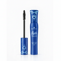 Blue mascara with 'essence Lash Princess' text on a white background