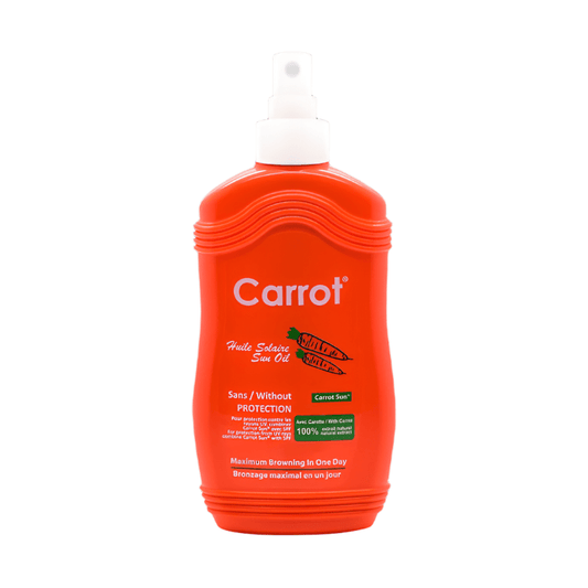 Spray bottle of Carrot Sun Original Tanning Oil