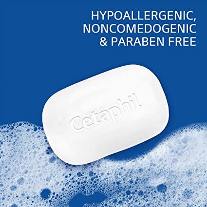 Pain nettoyant doux Cetaphil Gentle Cleansing Bar 127 g, sans parfum pour peaux sensibles