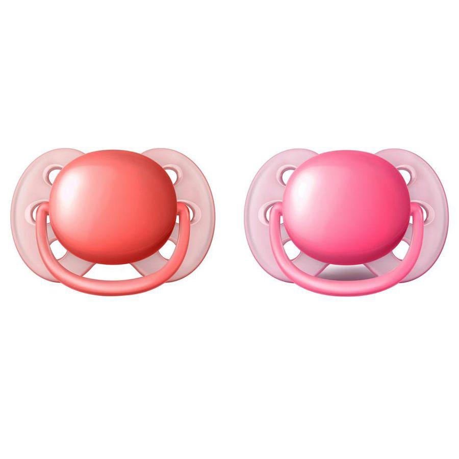 Avent 2 FlexiFit Shield 0-6m - Peach - Girl - dsonline.me