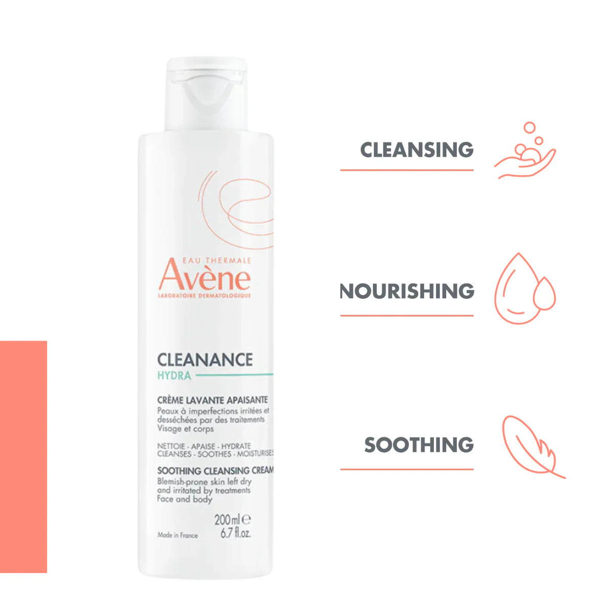 Avene Cleanance Hydra Soothing Cleansing Cream 200ml
