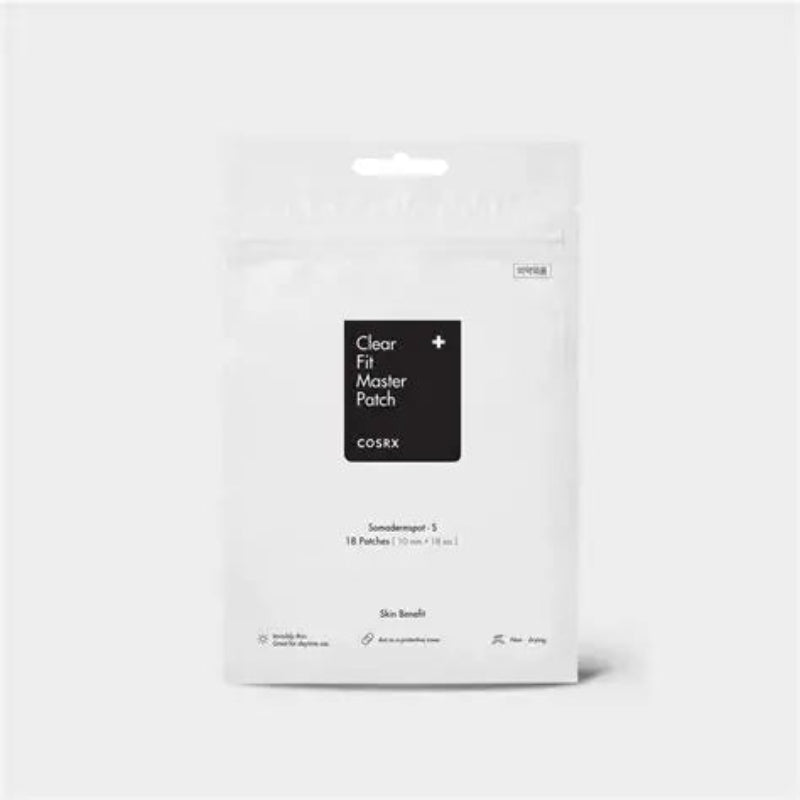 Cosrx Clear Fit Master Patch packaging on a white background