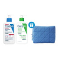 Cerave BUY IML + Hydrating Cleanser 236ML, GET Blue Quilting Puffy Pouch