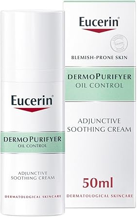 DermoPurifyer Oil Control Adjunctive Soothing Cream - Soothes and hydrates acne-prone skin