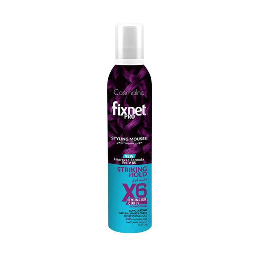 Cosmaline Fixnet Pro Styling Mousse X6 Bouncier Curls 300 ml - dsonline.me