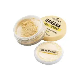 Essence Banana Dust Powder with packaging on a white background