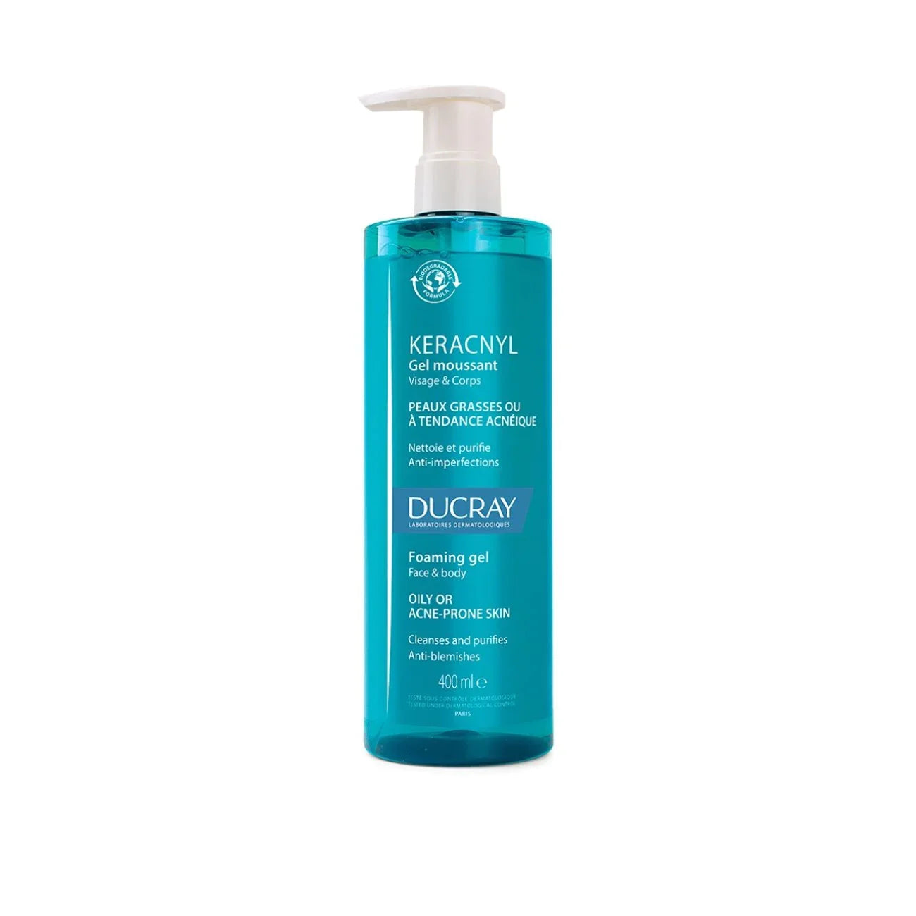 Ducray Keracnyl Foaming Gel 400 ml