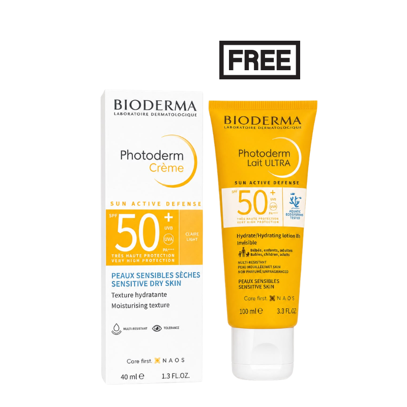 Bioderma Photoderm Creme SPF50 Tinted + +Bioderma Photoderm Lait Ultra spf50+