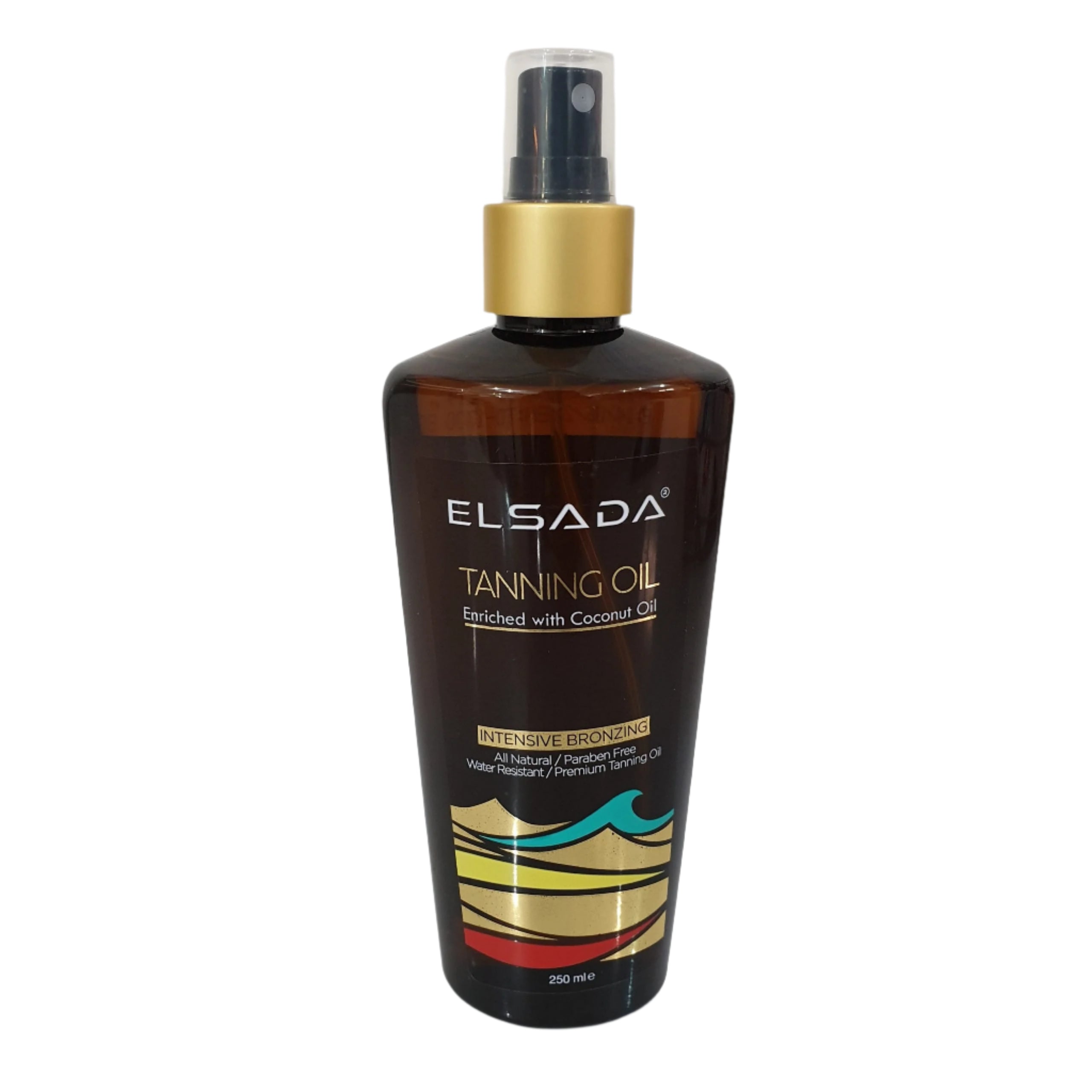 Bottle of Elsada Coconut Tanning Oil, 250 ml