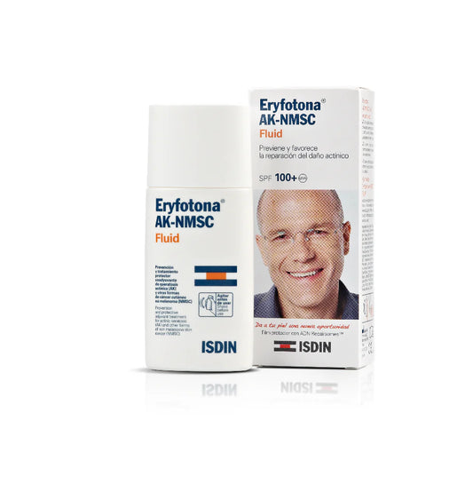 "ERYFOTONA AK-NMSC Fluid SPF 100+ 50ml – Mineral sunscreen for actinic keratosis and skin cancer prevention"