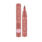 Two lip products from essence on a white background
