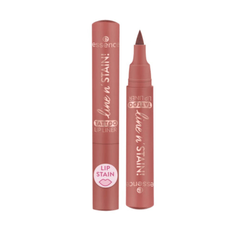 Two lip products from essence on a white background