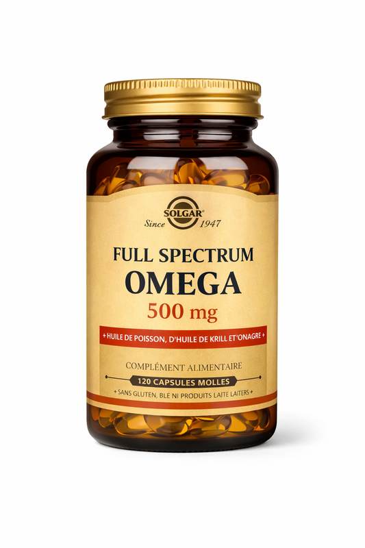 Solgar Full Spectrum Omega 500 mg – 120 Softgels