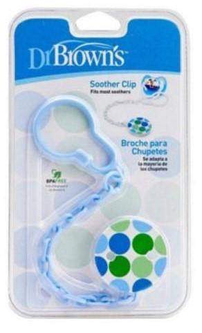 Dr Brown's Soother Clip Blue - dsonline.me