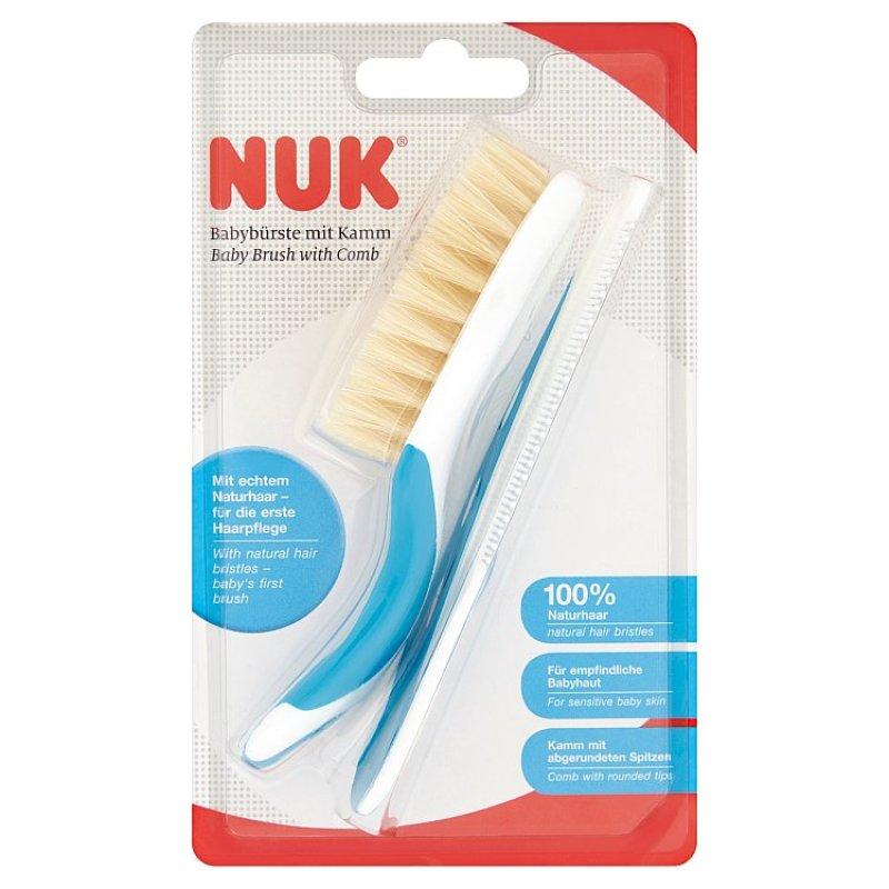 Nuk Baby Brush & Comb Set- Blue - dsonline.me