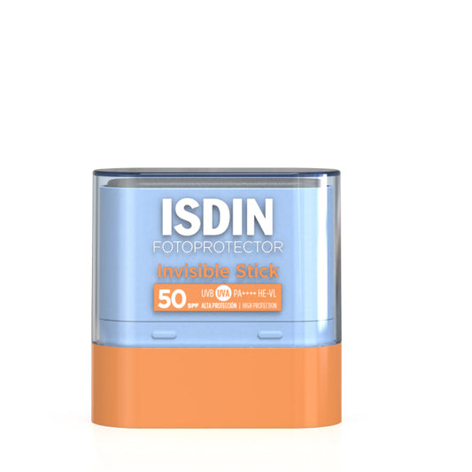 Fotoprotector Invisible Stick SPF 50 – Clear, easy-to-apply sunscreen stick for sensitive areas with high UV protection