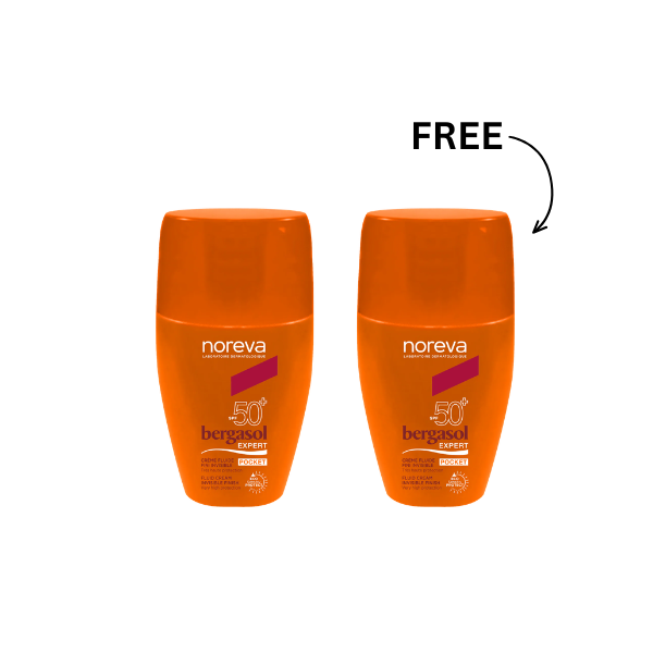 Noreva Bergasol Fluid Cream Invisible Finish Pocket Buy 1 Get 1 Free