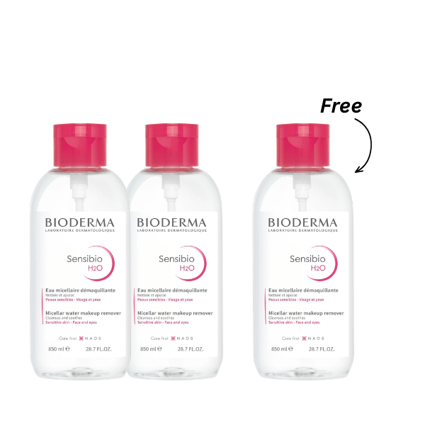 Bioderma Sensibio H2O Micellar Water Buy 2 Get 1 Free