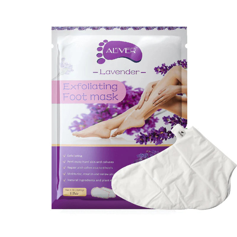 Aliver Natural Exfoliant Foot Peel Mask 1 pair (Lavender)