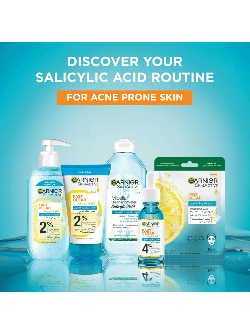 Garnier Fast Clear Micellar Water with Salicylic Acid in Skincare Routine – Deep Cleansing for Acne‑Prone Skin
