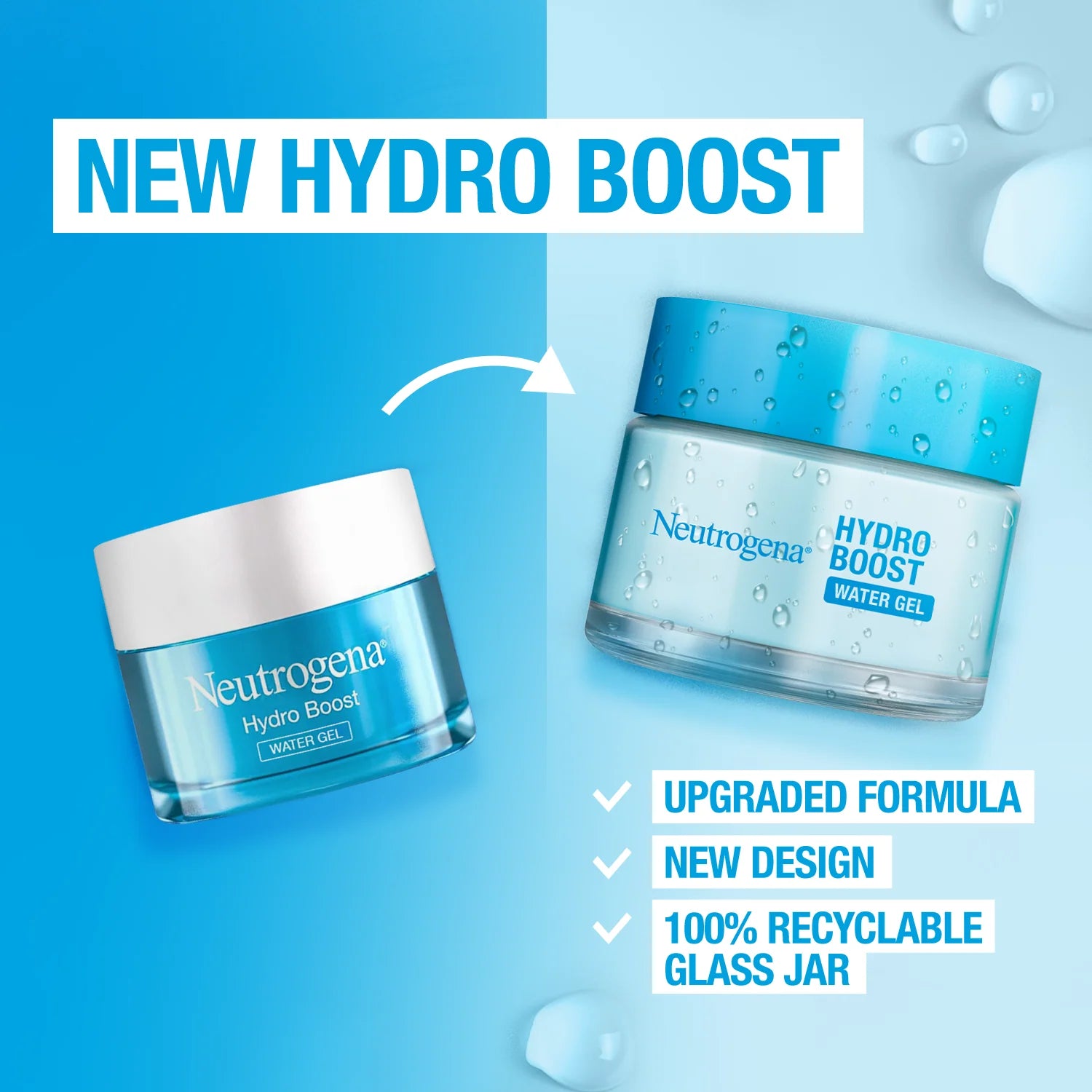 Neutrogena Hydroboost Water Gel Face Moisturizer Normal to Combination Skin. For dehydrated, dull and tired-looking skin. Instantly delivers intense hydration, 50ml