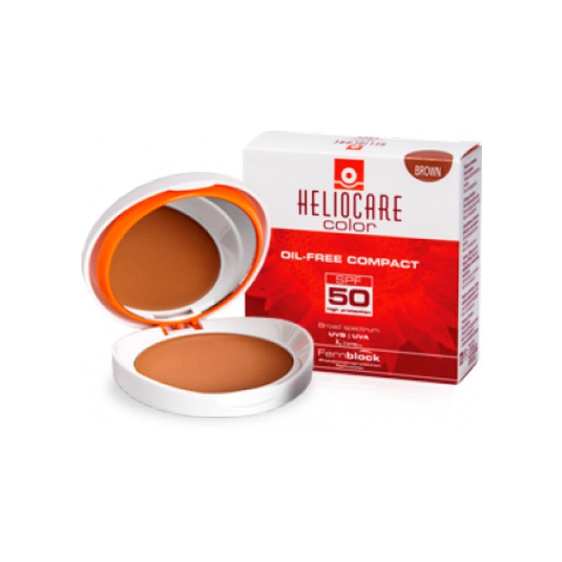 Heliocare Compact Oil Free SPF50+ Brown 10g - dsonline.me