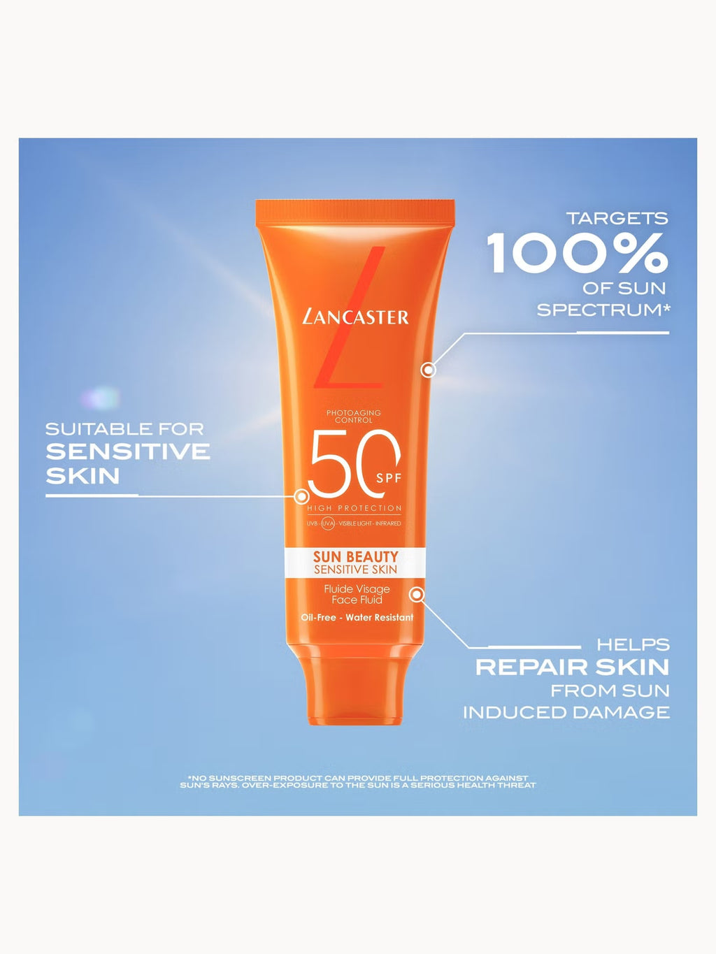 Lancaster Sun Beauty Sensitive Skin Mineral Face Cream SPF50 50ml