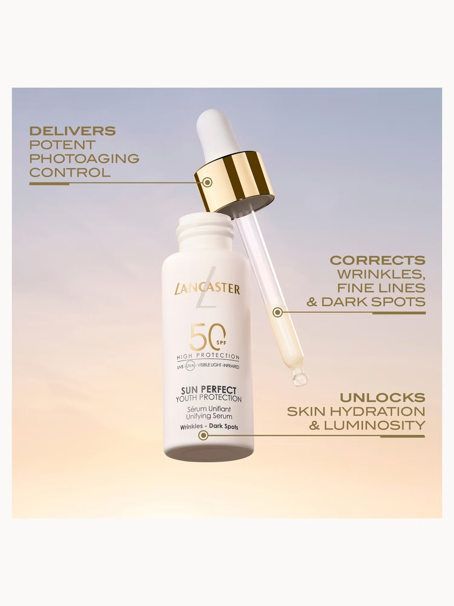 Lancaster Sun Perfect Unifying Serum SPF50, 30ml