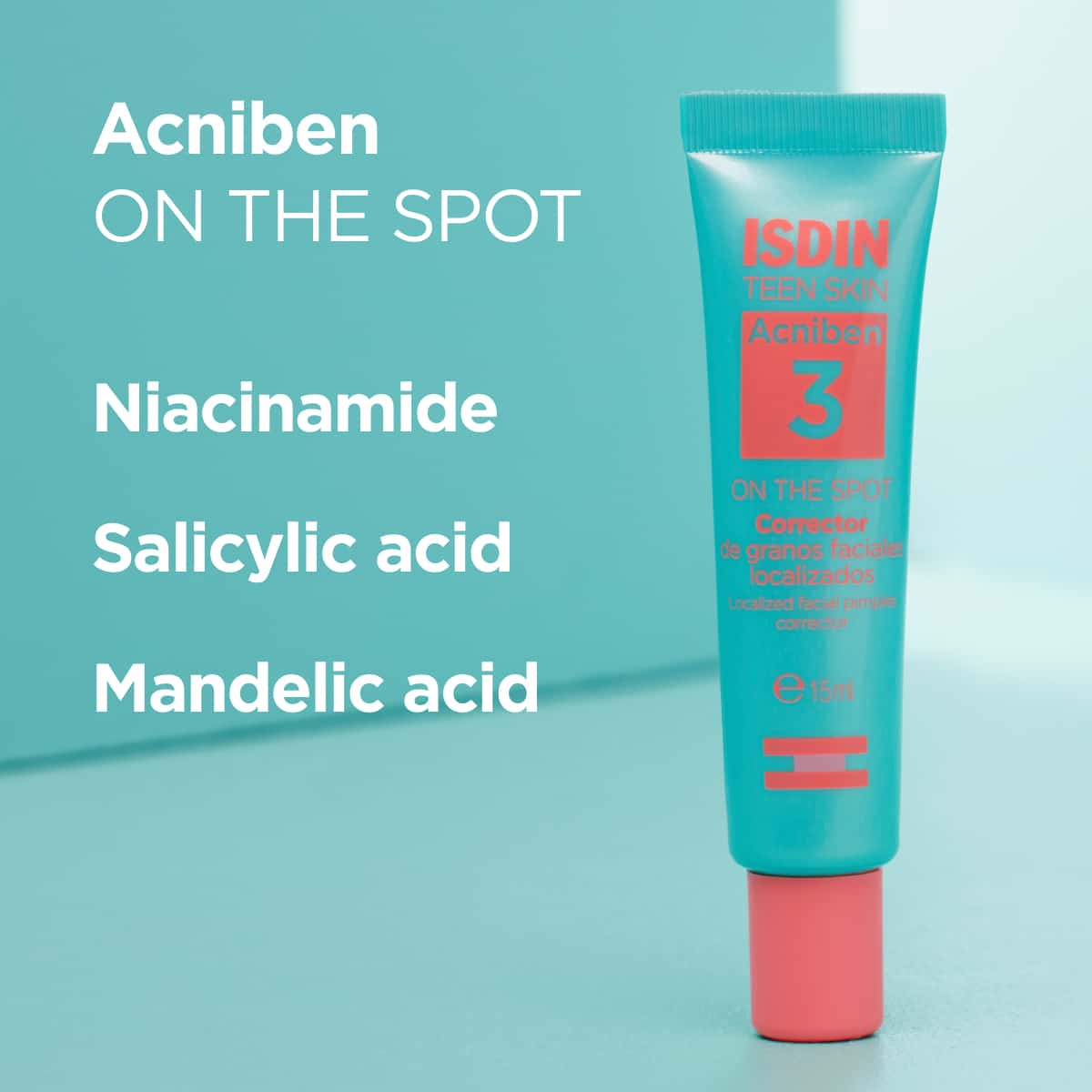 ISDIN Acniben 3 On the Spot 15ml – anti-blemish spot treatment gel