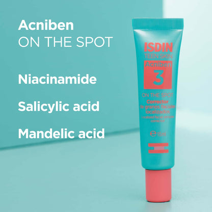 ISDIN Acniben 3 On the Spot 15ml – anti-blemish spot treatment gel