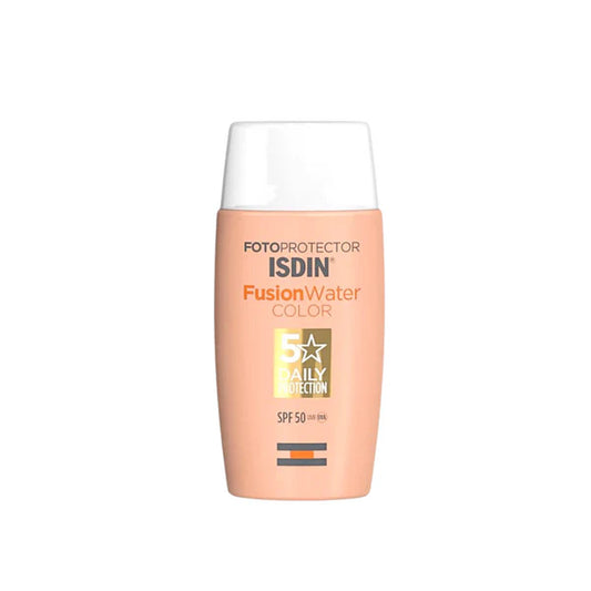 ISDIN Fotoprotector Fusion Water Color Medium SPF 50+ 50ml – Tinted sunscreen for medium skin tones, offering high UVA/UVB protection