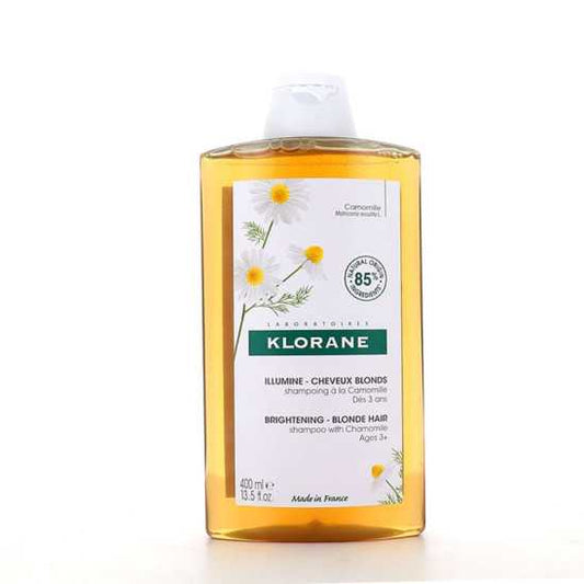 Klorane Chamomile Shampoo 400ml for naturally bright blonde hair, suitable from age 3