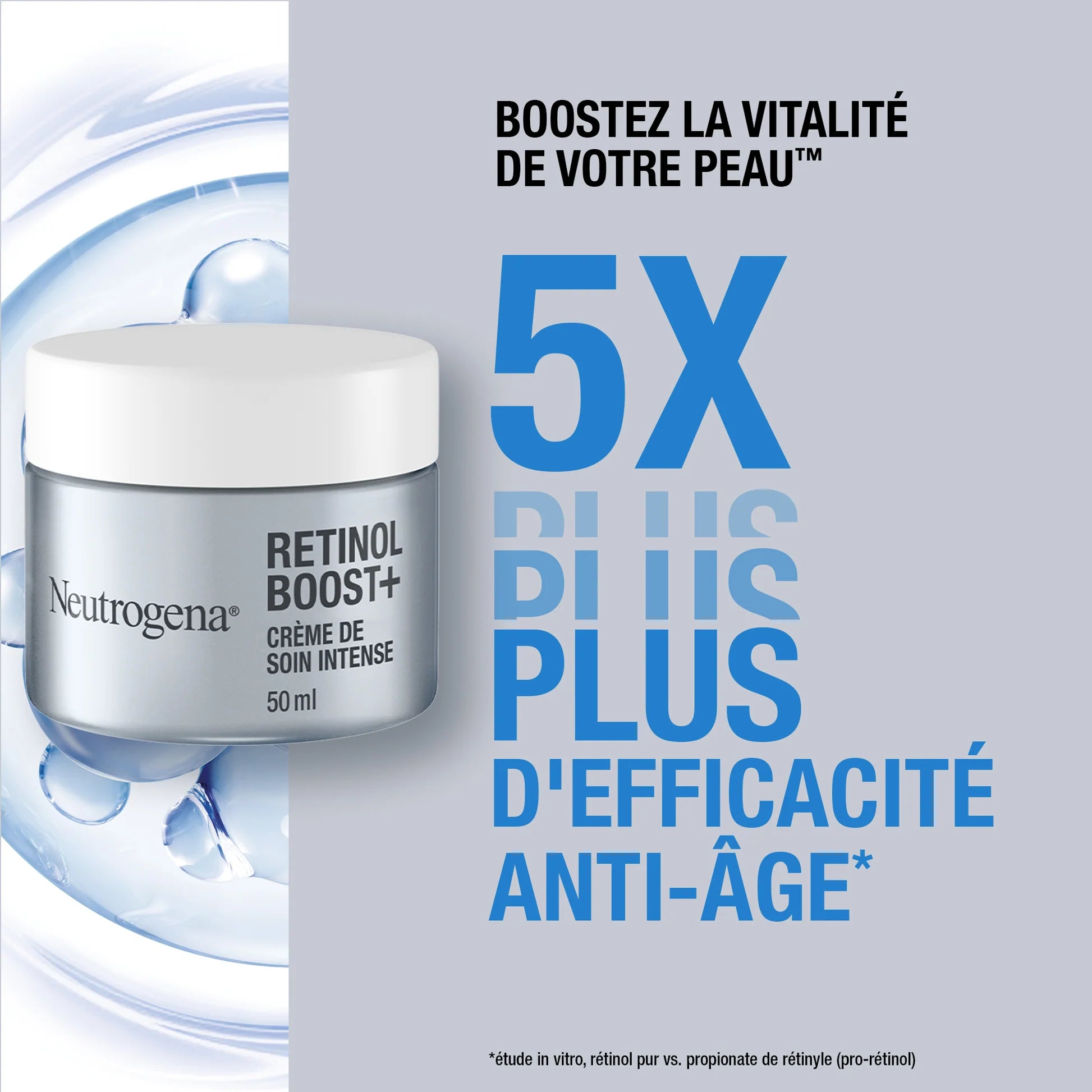 Neutrogena Crème de Nuit Anti-Âge Intense Retinol Boost+ 50 ml