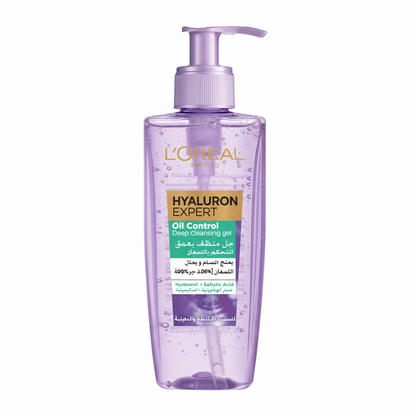 L'Oreal Hyaluron Expert Oil Control Cleansing Gel 200 ml - dsonline.me