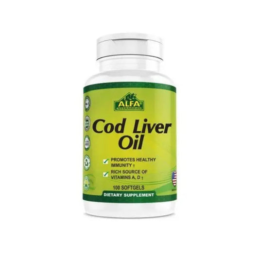 Alfa Cod Liver Oil 100 Softgels - dsonline.me