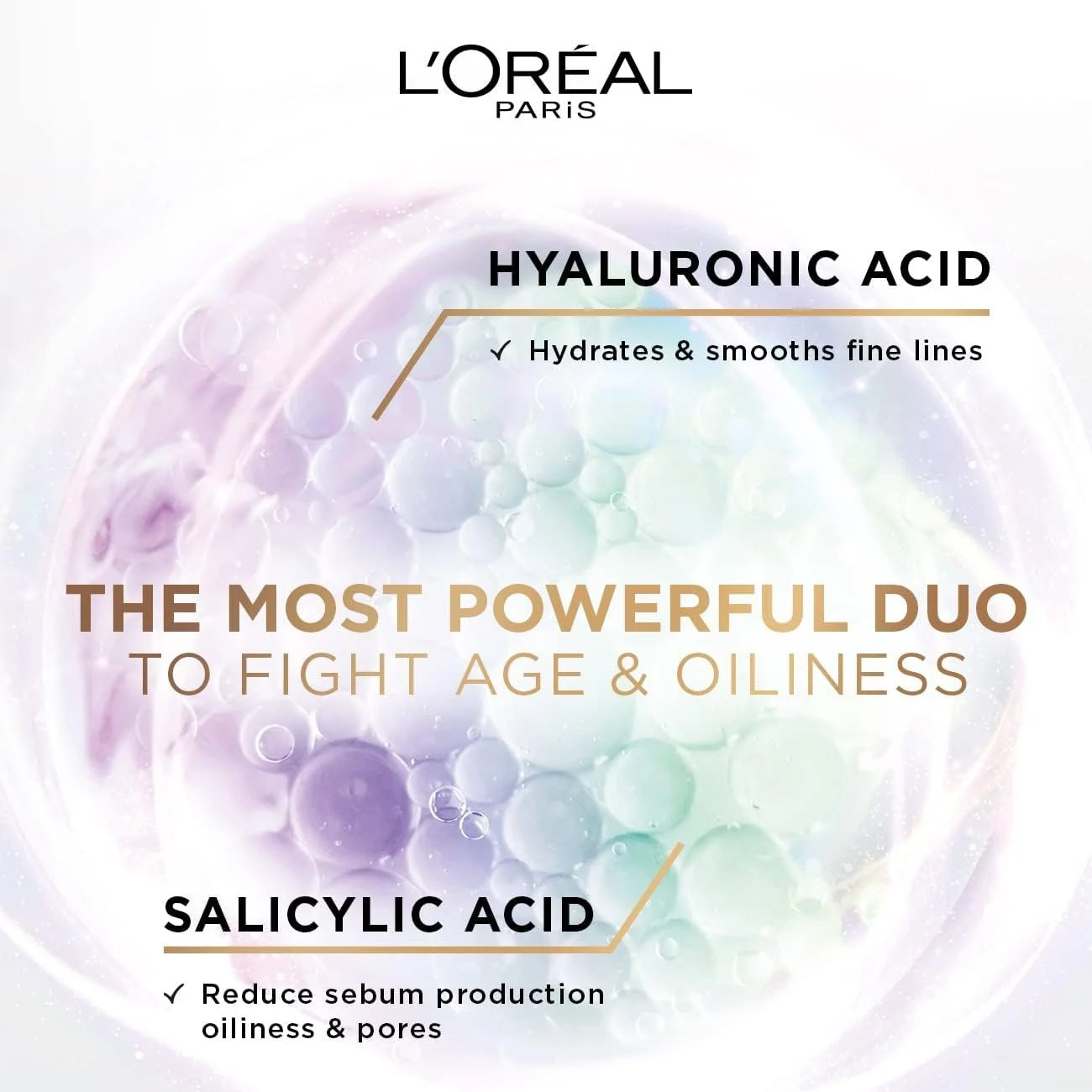 L'Oreal Hyaluron Expert 8H Shine Control Replumping Gel-Cream - dsonline.me