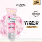 L’Oréal Paris Glycolic-Bright Foam Cleanser, to Exfoliate and Remove Dullness for Even Glowing Skin, 100ml