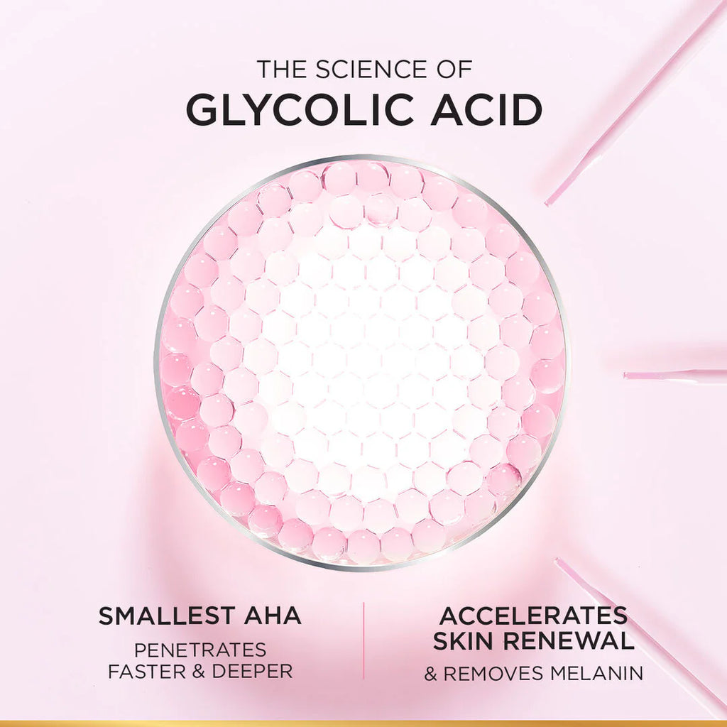 L’Oréal Paris Glycolic-Bright Foam Cleanser, to Exfoliate and Remove Dullness for Even Glowing Skin, 100ml