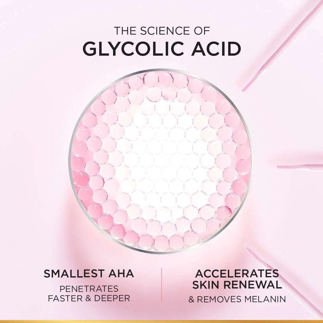 L’Oréal Paris Glycolic-Bright Glowing Night Cream, for Dark Spots Reduction, and Skin Tone Evenness, 50ml