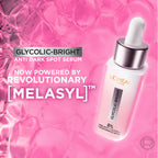 L'Oreal Paris Glycolic Bright Face Serum, With 8% [Melasyl ™ + Glycolic Acid + Niacinamide], for Dark Spots and Brightening 30ml