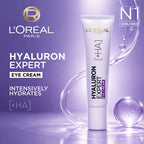 L'Oreal Paris Hyaluron Expert Moisturiser and Anti-Aging Eye Cream with Hyaluronic Acid