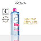 L’Oréal Paris 3-in-1 Refreshing and Moisturizing Micellar Water, Cleanse, Remove Makeup and Soothe, for Sensitive and Normal to Dry Skin, 400ml