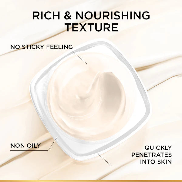 L'Oréal Paris Revitalift Day Cream – anti-aging day moisturizer with pro-retinol and hyaluronic acid for firmer, smoother skin.