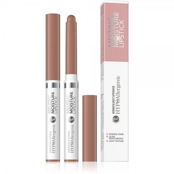 Bell HypoAllergenic Melting Moisture Lipstick 02 - Mocha Beige - dsonline.me
