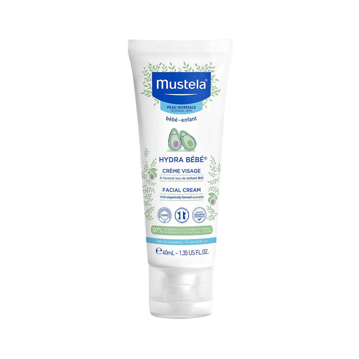 Mustela Normal Skin Hydra Bebe Face Cream 40ml