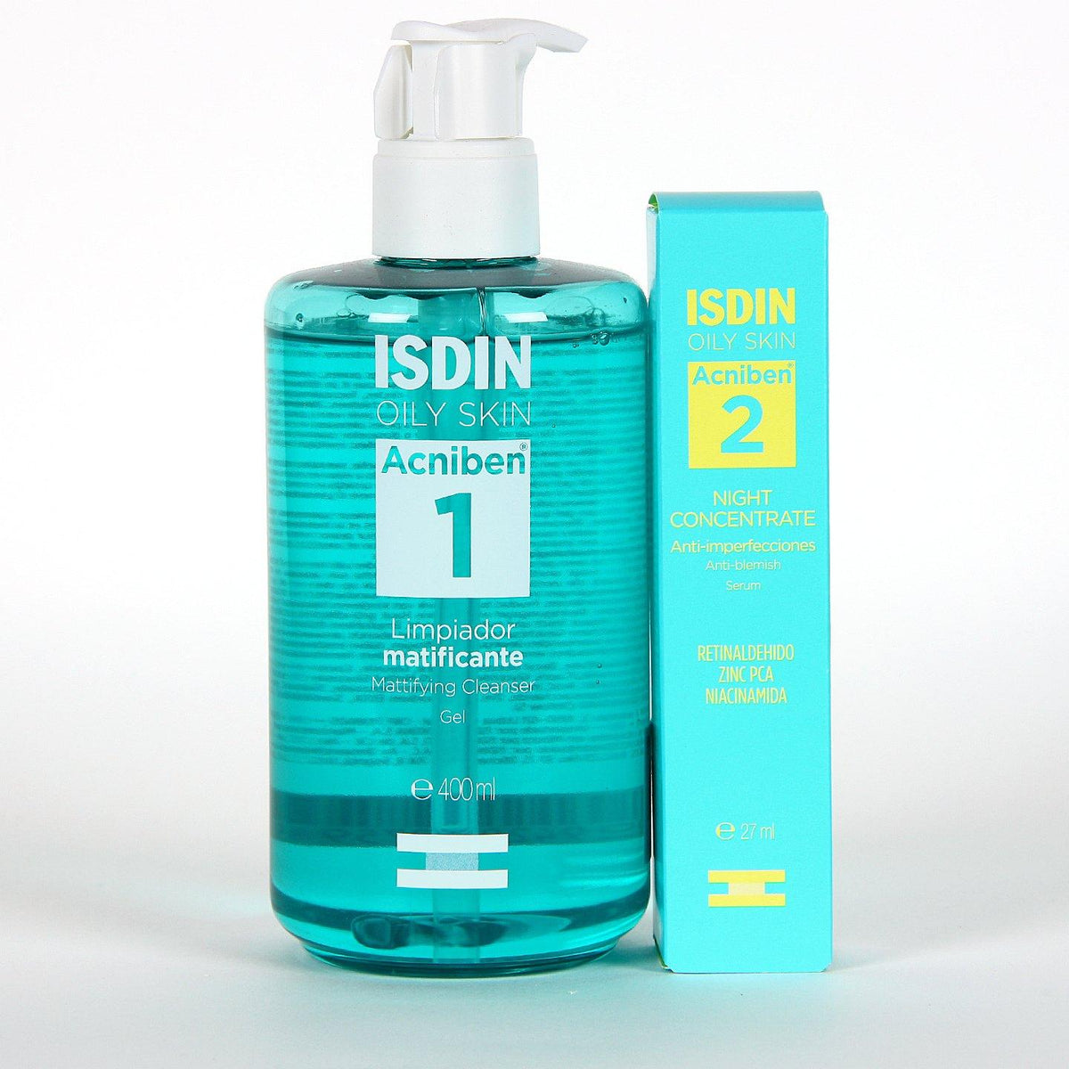 Isdin Acniben Cleansing Gel + Anti-Blemish Night Concentrate Offer