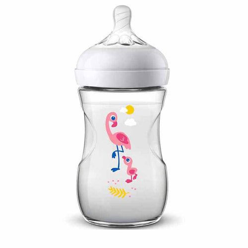 Avent Natural Feeding Bottle 260ml - Single Pack Flamingo - dsonline.me