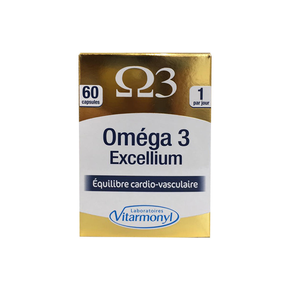 Vitarmonyl Omega 3 Excellium 60 caps - dsonline.me