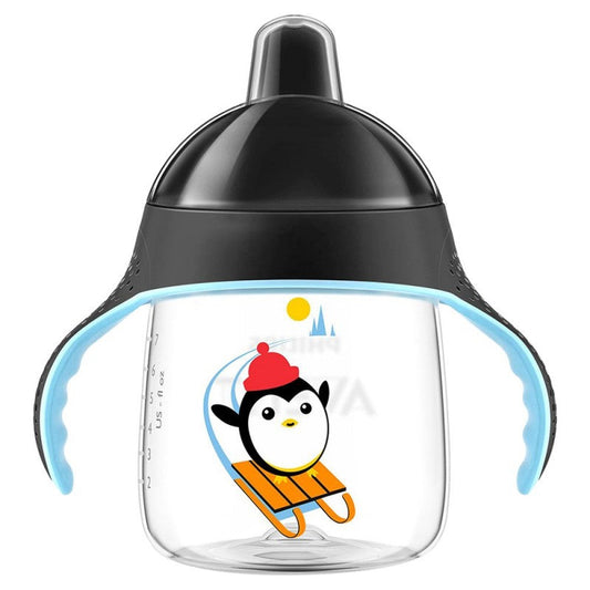 Avent Sip, No Drip Cup 260ml 12m+ Black - dsonline.me