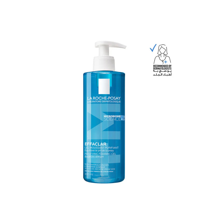 La Roche-Posay Effaclar Acne Foaming Cleansing Gel for Oily and Acne Prone Skin 400ml
